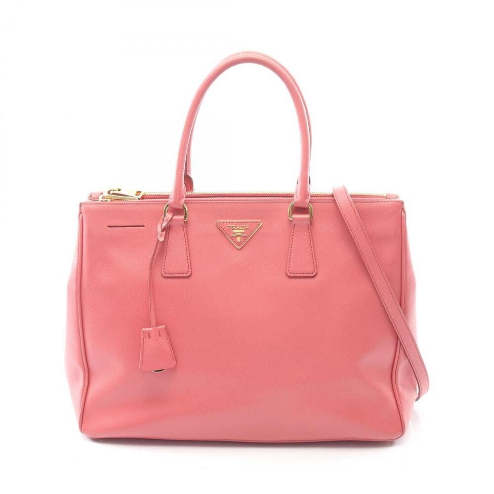 Prada Galleria Tote Bag Saffiano Leather Pink